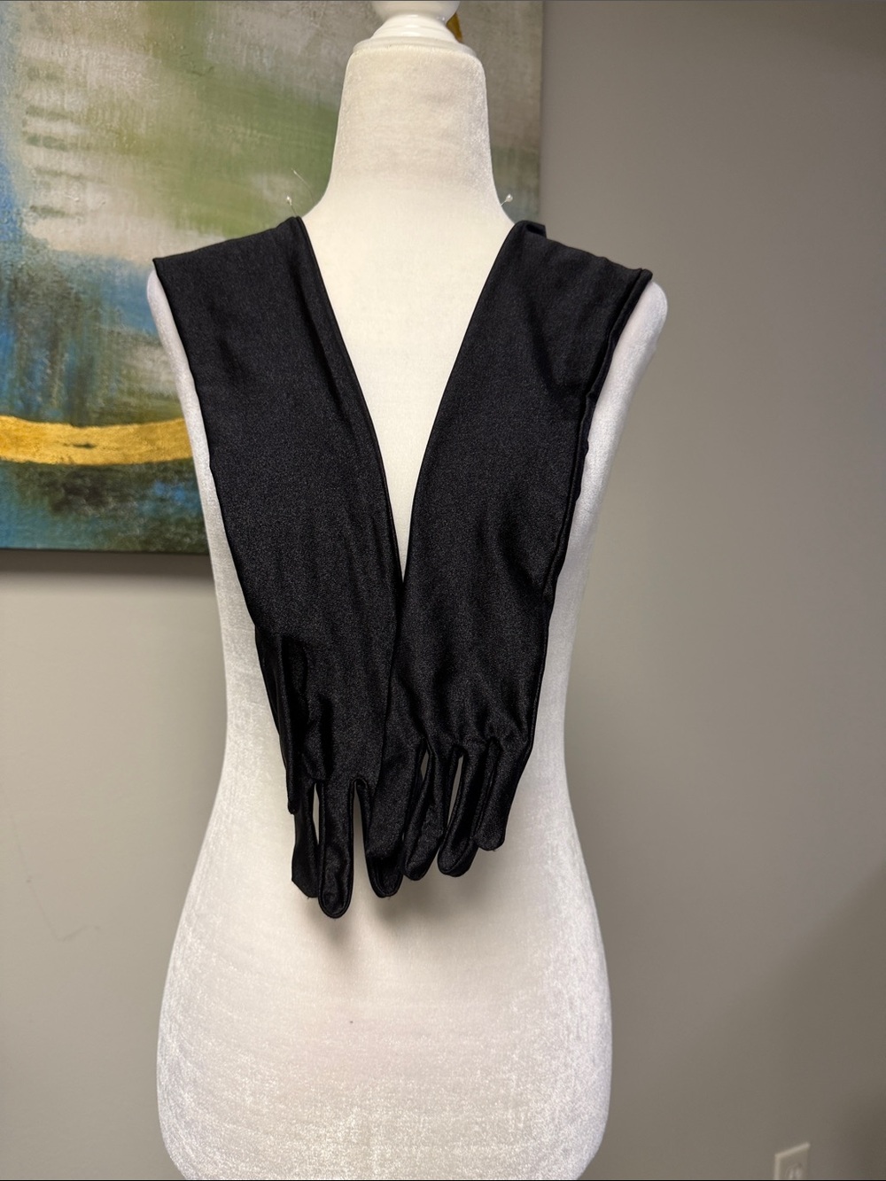 Black Long Gloves
